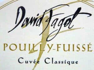 2021 David Fagot Pouilly Fuissé