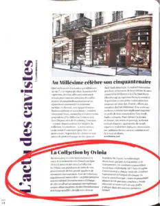 Article Ovinia La Coll3ction Terre de Vins 109-110 juillet 2025.pdf